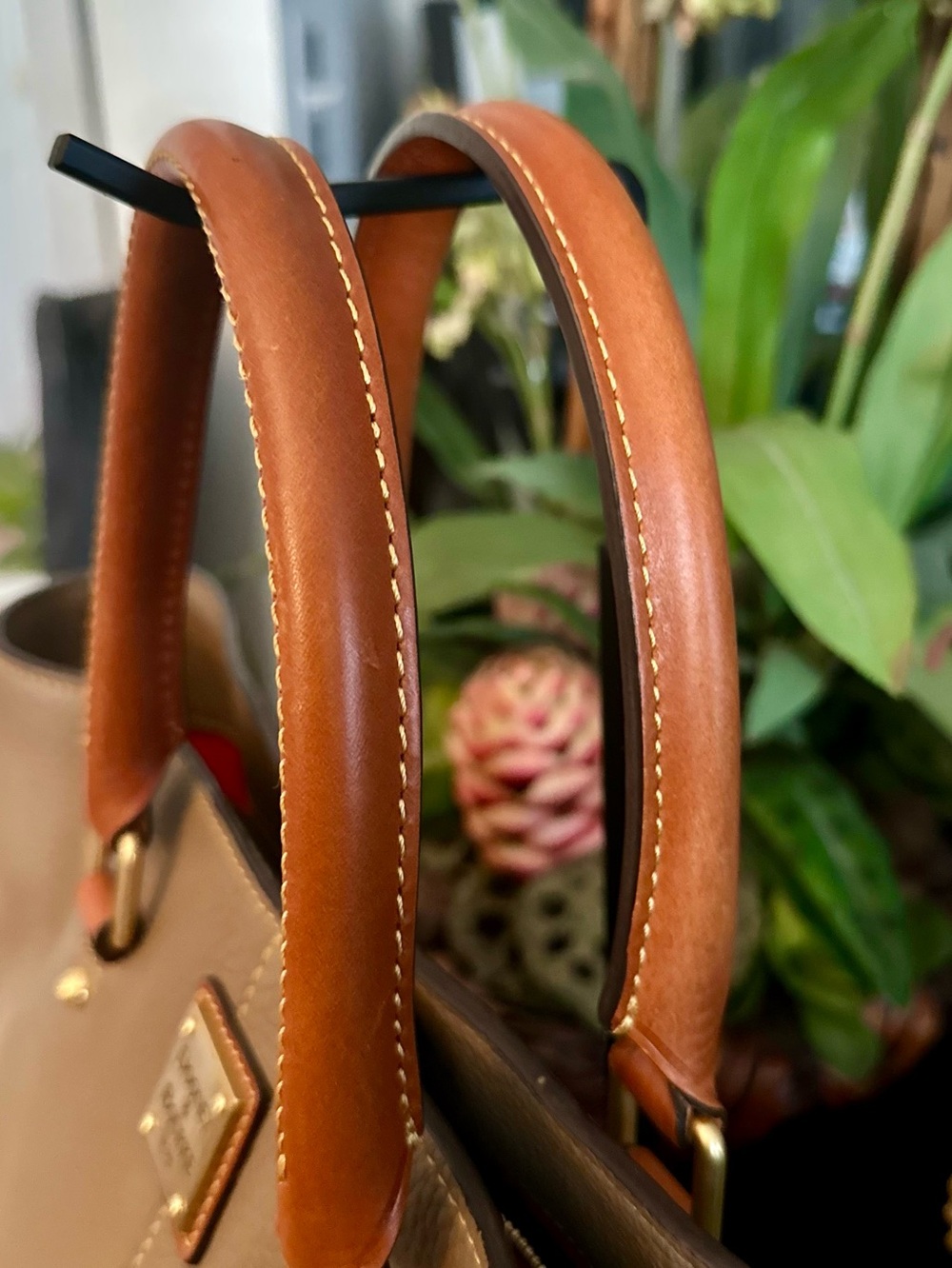Dooney & Bourke Pebble Leather Chelsea Shopper in Elephant NWOT - Picture 2 of 6